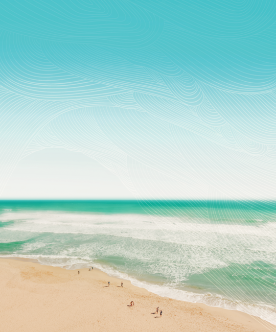 Beach Ocean Horizon Sky