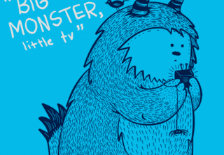 Big Monster, little tv by littleclyde