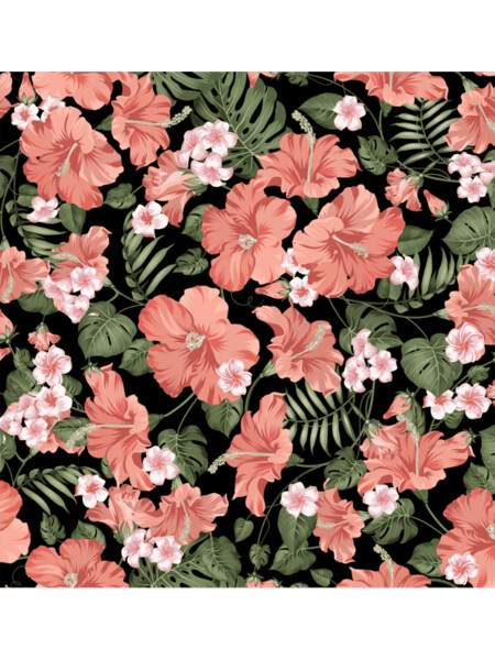 Tropical Seamless Pattern Blooming