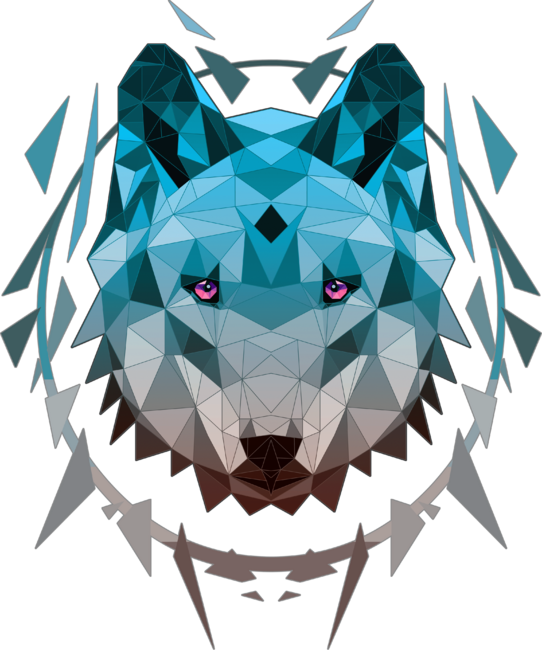 wolf blue by ylvakaltberg