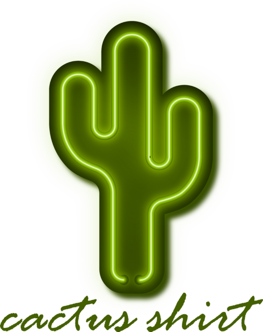 Neon Cactus by Andwomandesign