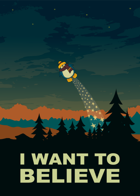 I want to believe...
