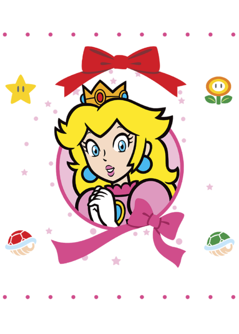 Peach Christmas Wreath by Nintendo