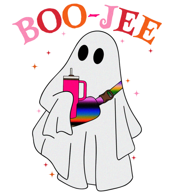 Spooky Season Cute Ghost Halloween Costume Boo Jee