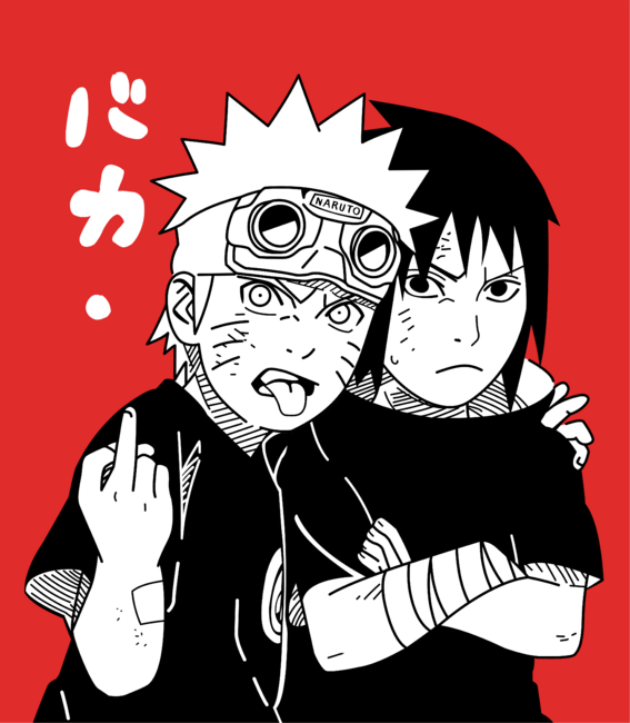Naruto and Sasuke Badass by SFTH