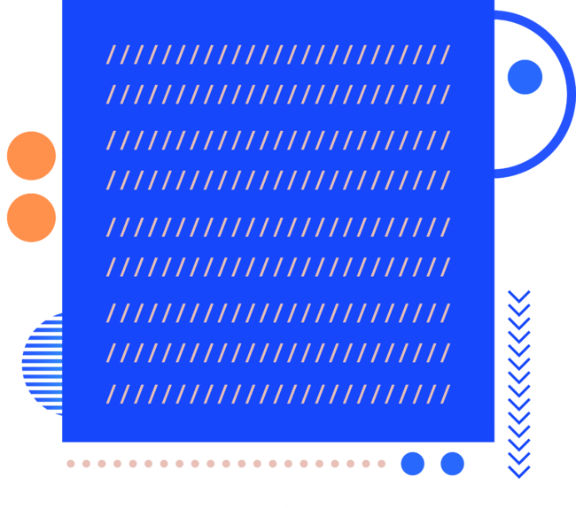 Geometric pattern abstract blue by carolsalazar