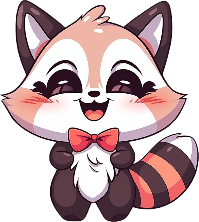cute red panda by maniabx