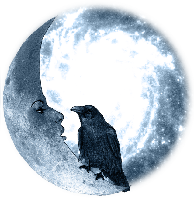 The Crow And Its Moon