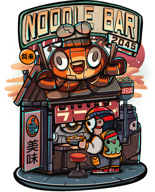 Noodle Bar 2045 by MuloPops