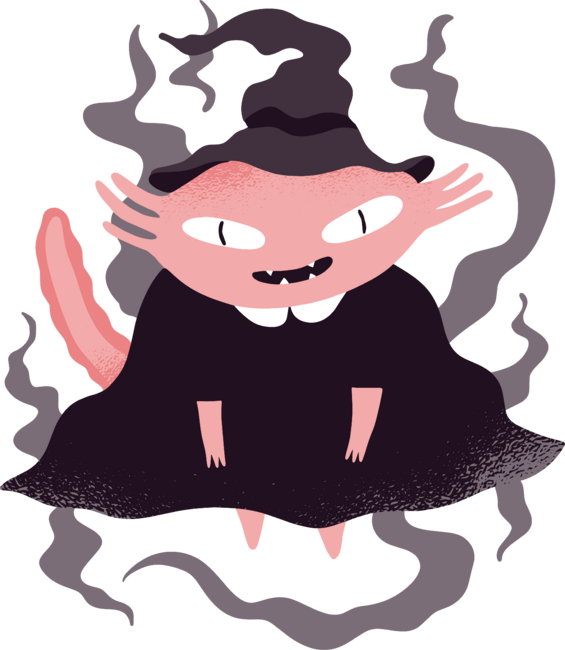 Axolotl witch