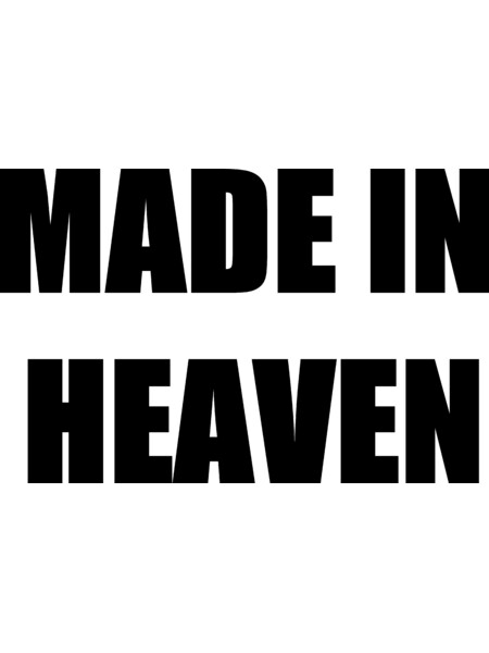 Made in Heaven Title Black
