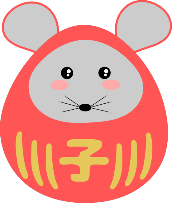 Mouse Daruma by Kanjisetas