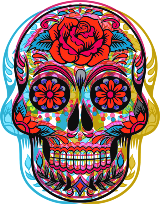 Day of the Dead Skull by cpardocar
