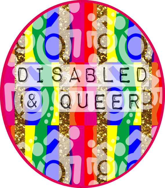 Disabled &amp; Queer (Men's T-Shirt)