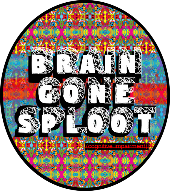 Brain Gone Sploot (Men's T-Shirt)