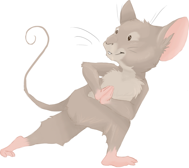 Mouse in Yoga Pose