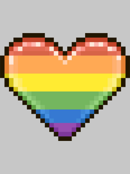 LGBTQ heart