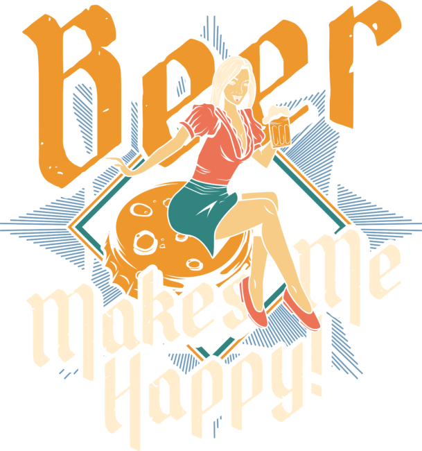 Beer Makes Me Happy by partpok
