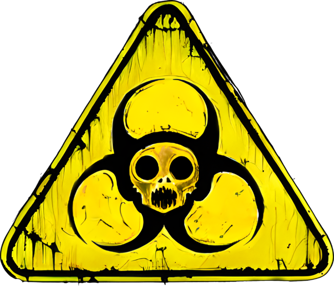 Zombie Biohazard Sign
