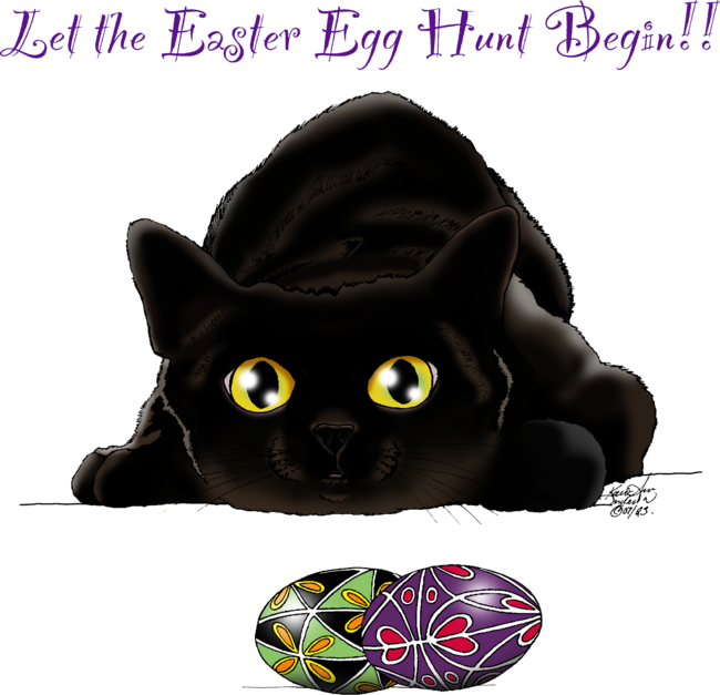 Easter Egg Hunt Kitty