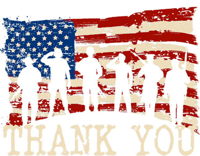 American Flag Thank you Veterans Proud Veteran