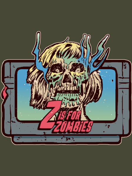 Z is for Zombies - Retro Horror Game Cartridge