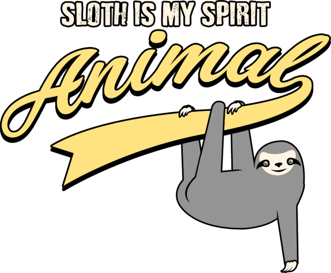 Funny Sloth Spirit Animal shirt - men women youth tee shirts