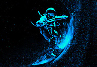 Space Surfing by nicebleed