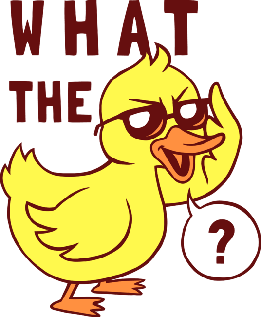 What The Duck by dumbshirts