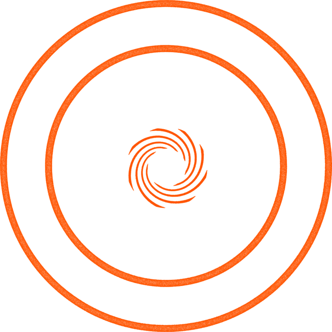 hypnotic eye orange