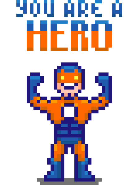 You are a hero pixel art