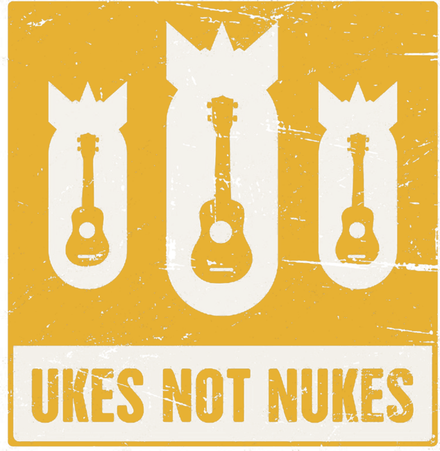 Ukes Not Nukes - Ukulele Fallout Sign