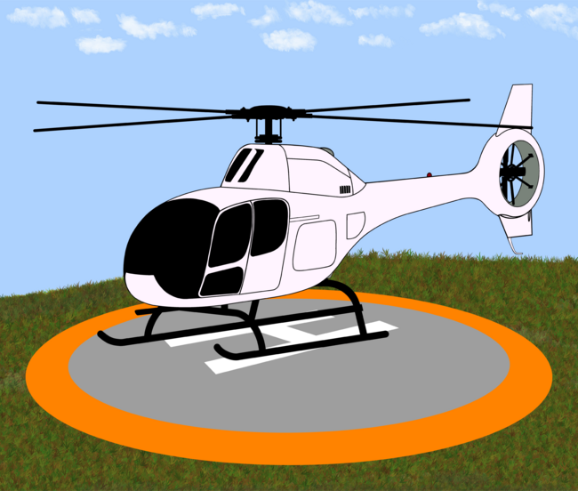 helicopter landing
