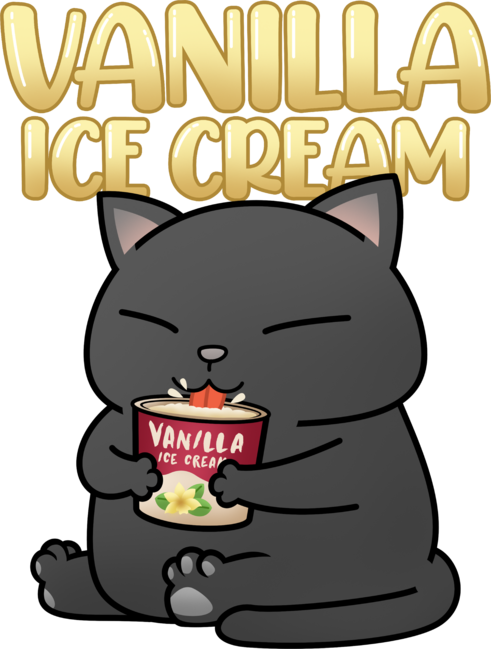 Vanilla Ice Cream Cat