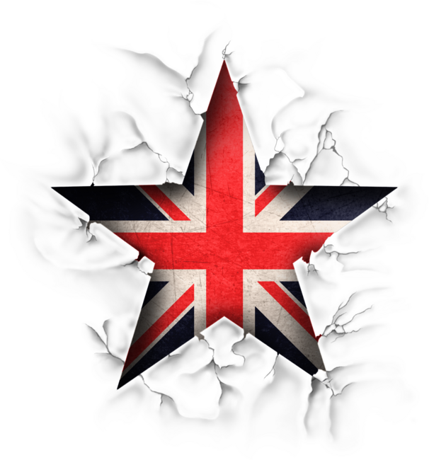 Grunge Flag British by Jetti