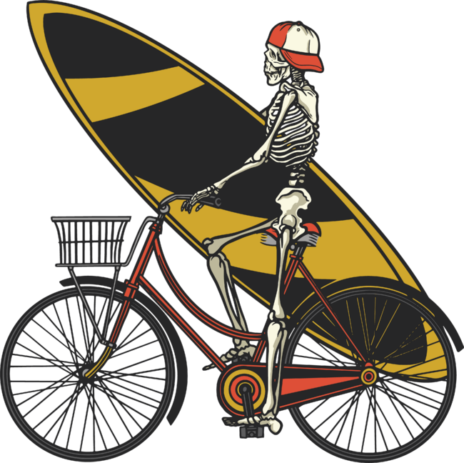 skeleton cyclist