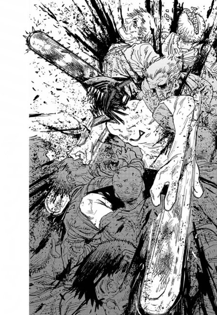 Chainsaw man Anime Shirt Gore Denji Chain saw, Pochita by Newsaporter