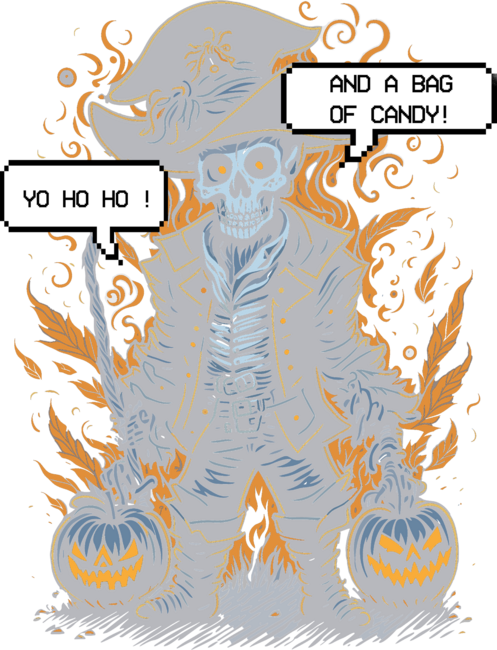 Funny Pirate Halloween (Yo ho ho and a bag of candy! )