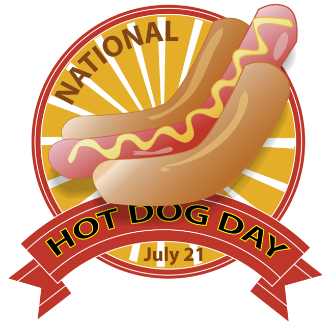 National Hot Dog Day Sign