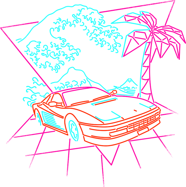 Wave in the 80s by rock3tman