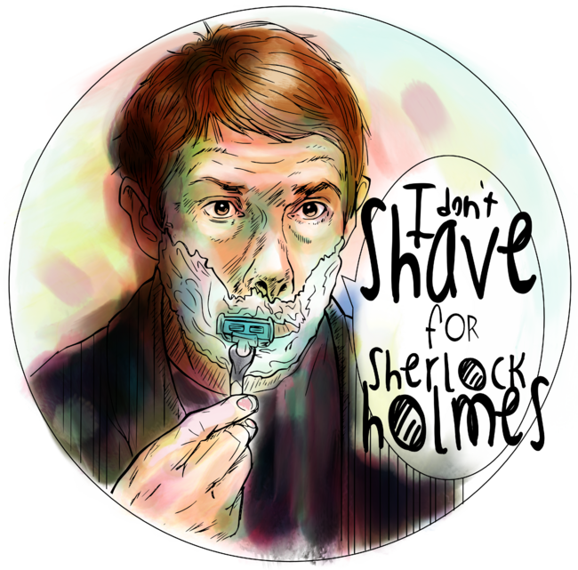 Shave for Sherlock (paint)