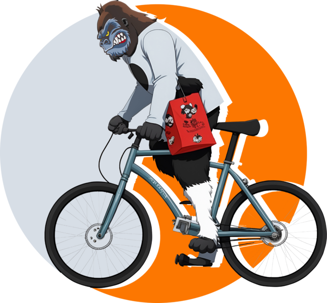 Cyclists Gorilla by fabelink