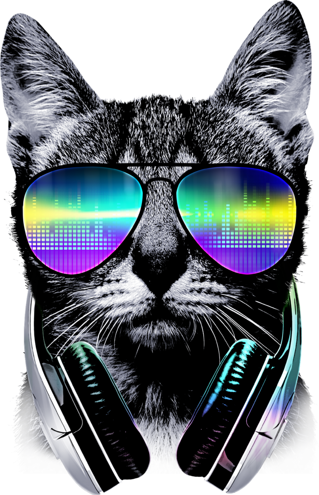Music Lover Cat V.II by clingcling