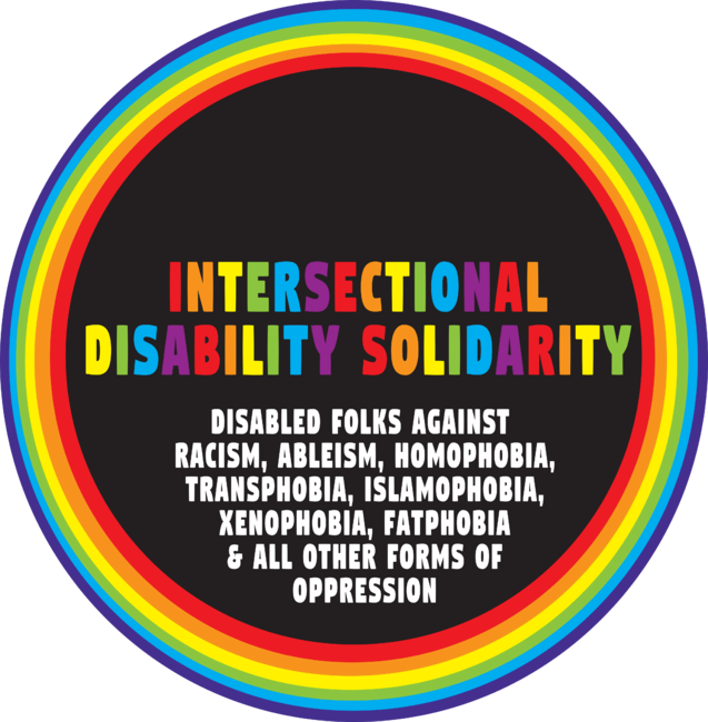 Intersectional Disability Solidarity (Sticker)