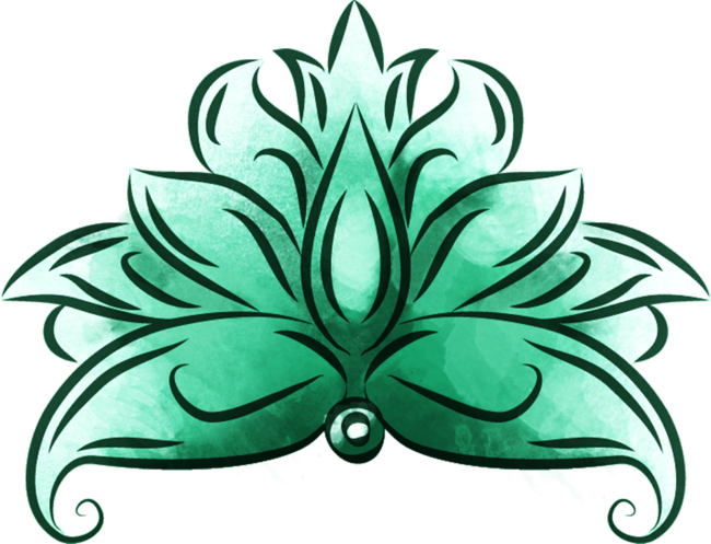 A green lotus