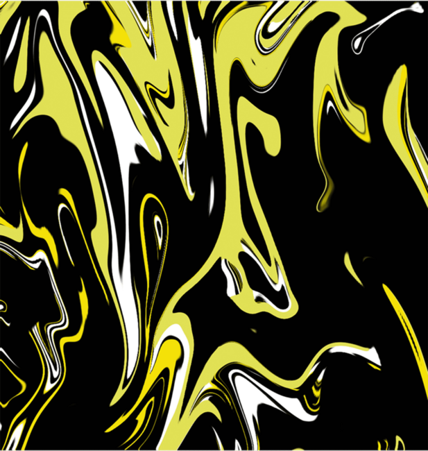 abstract art black and yellow