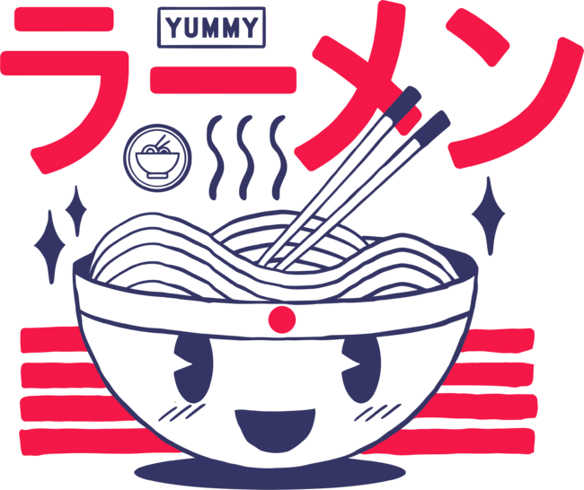 Anime Kawaii Japanese Ramen Bowl Cute Noodles Yummy
