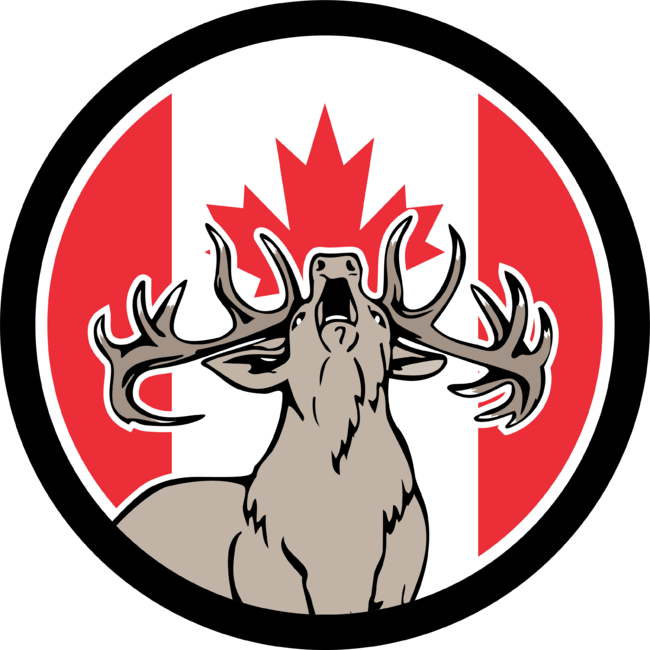 Canadian Stag Deer Canada Flag Icon