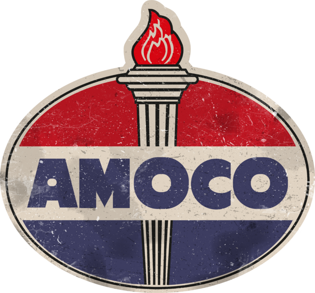 Amoco gas 1956 vintage sign
