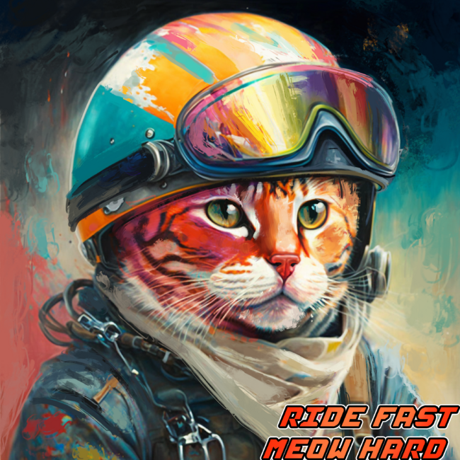 Ride fast.Meow Hard 3